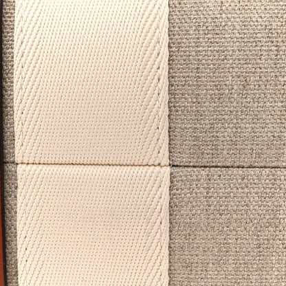 Chloe Linen Calfskin Medium Woody Ribbon Tote White Brown 13 of 13