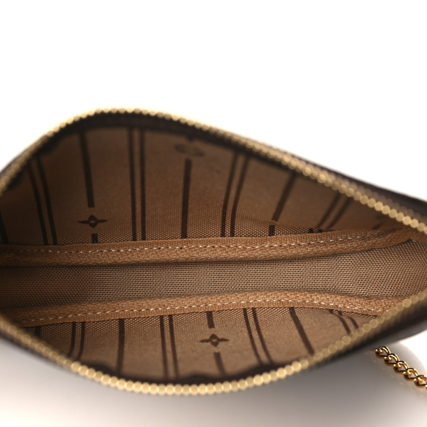 Monogram Complice Trunks and Bags Mini Pochette Accessories Beige