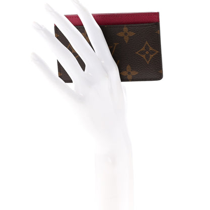 Louis Vuitton Monogram Card Holder Fuchsia 2 of 7