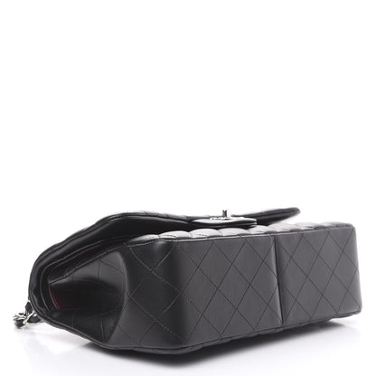 Chanel Lambskin Quilted Jumbo Double Flap Black 3 of 13