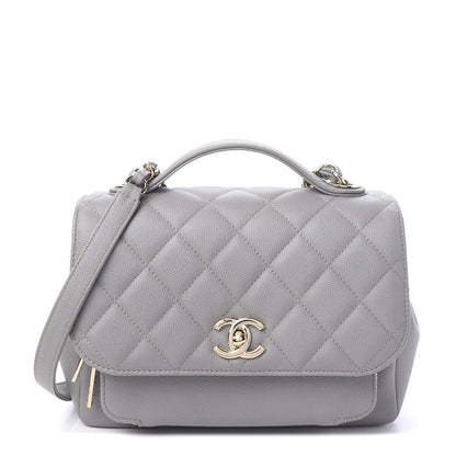 Chanel Caviar Quilted Medium Business Affinity Flap Grey 1 of 10