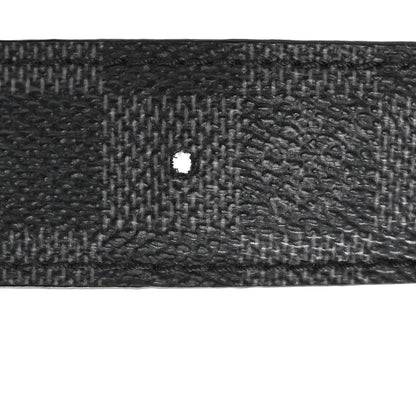 Louis Vuitton Damier Graphite Calfskin Belt 100 40 Black 8 of 10