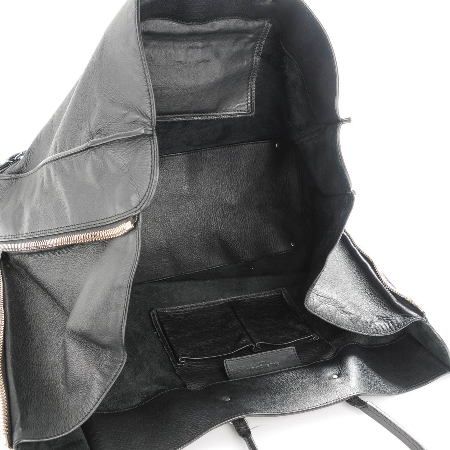 Supple Calfskin Papier A4 Tote Black