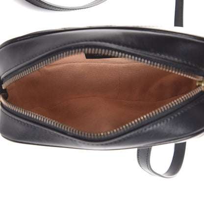 Gucci Calfskin Matelasse Mini GG Marmont Chain Shoulder Bag Black 5 of 7