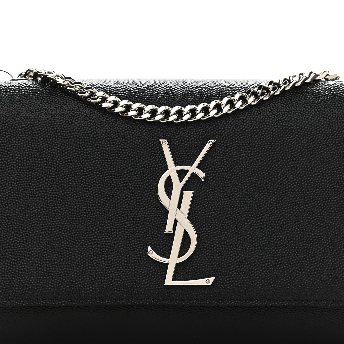 Grain De Poudre Small Monogram Kate Satchel Black