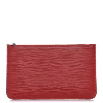Louis Vuitton Epi Neverfull MM GM Pochette Carmine 1 of 9