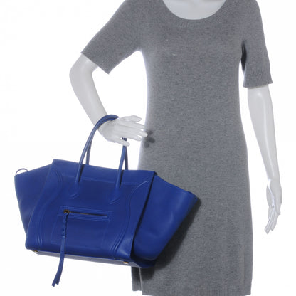 Celine Smooth Calfskin Medium Phantom Luggage Cobalt 2 of 9