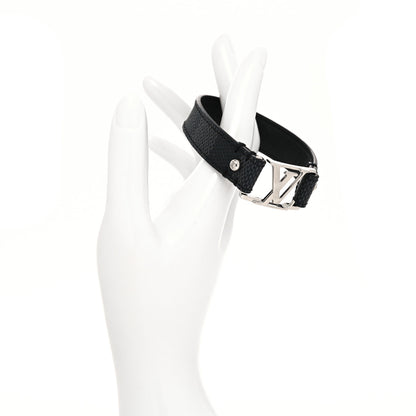 Louis Vuitton Mens Damier Graphite Sign It Bracelet 2 of 5