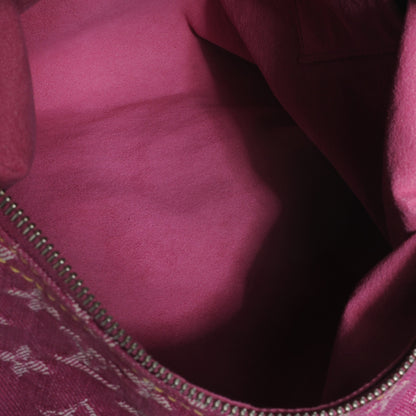 Louis Vuitton Denim Baggy GM Fuchsia 5 of 7