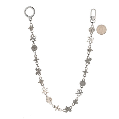Louis Vuitton Metal Chain Wallet Bag Charm Silver 2 of 4