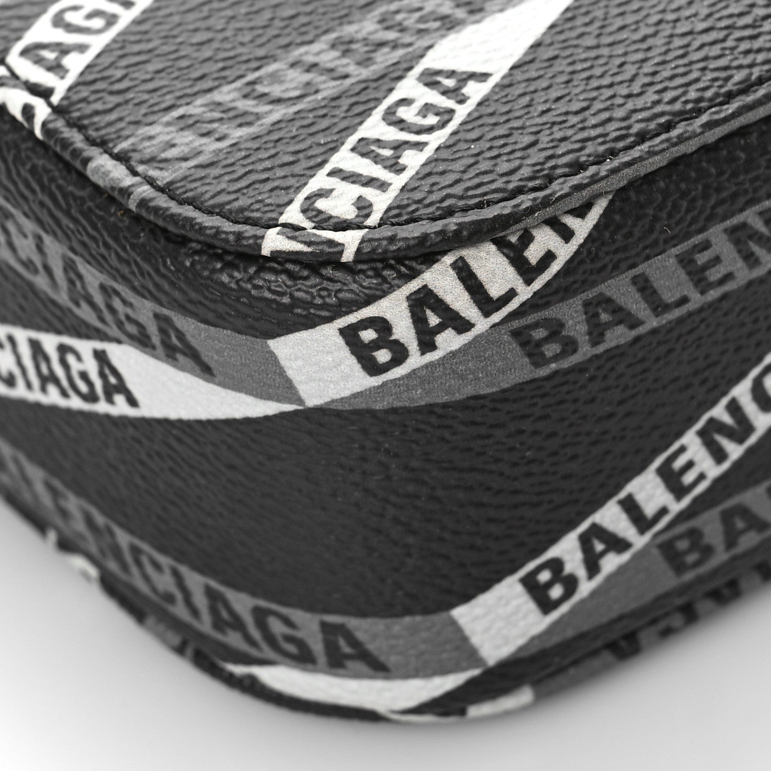 Balenciaga Coated Canvas Losange Monogram XS Camera Bag Black Grey 7 of 8