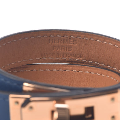 Hermes Swift Kelly Double Tour Bracelet T1 Deep Bleu 4 of 5