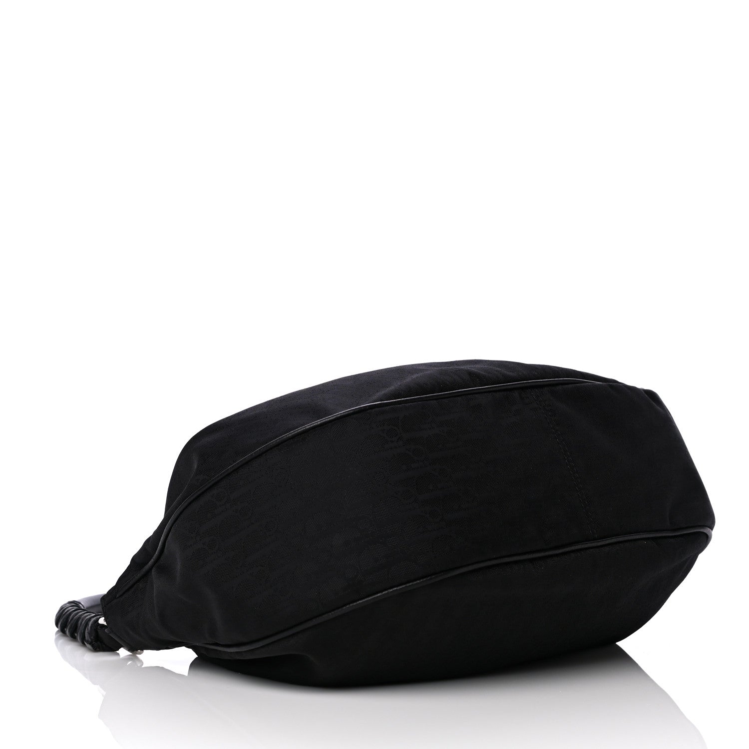 Christian Dior Nylon Monogram Lovely Hobo Black 4 of 11