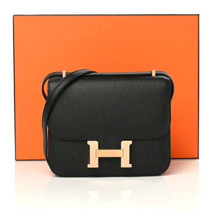 Hermes Epsom Constance 18 Black 4 of 10