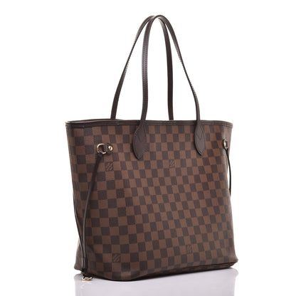 Louis Vuitton Damier Ebene Neo Neverfull MM Rose Ballerine 3 of 10
