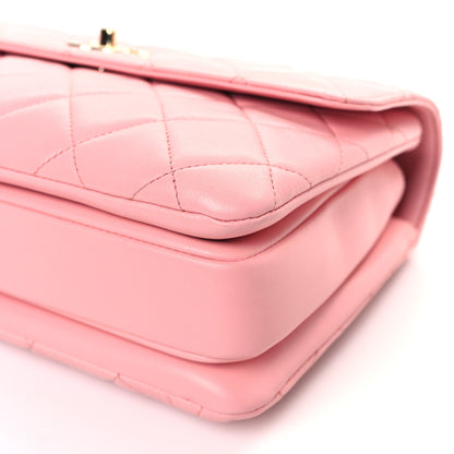 Chanel Lambskin Quilted Medium Trendy CC Flap Dual Handle Bag Pink 9 of 9