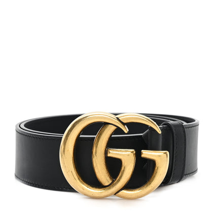 Gucci Calfskin Double G 40mm Belt 85 34 Black 1 of 5