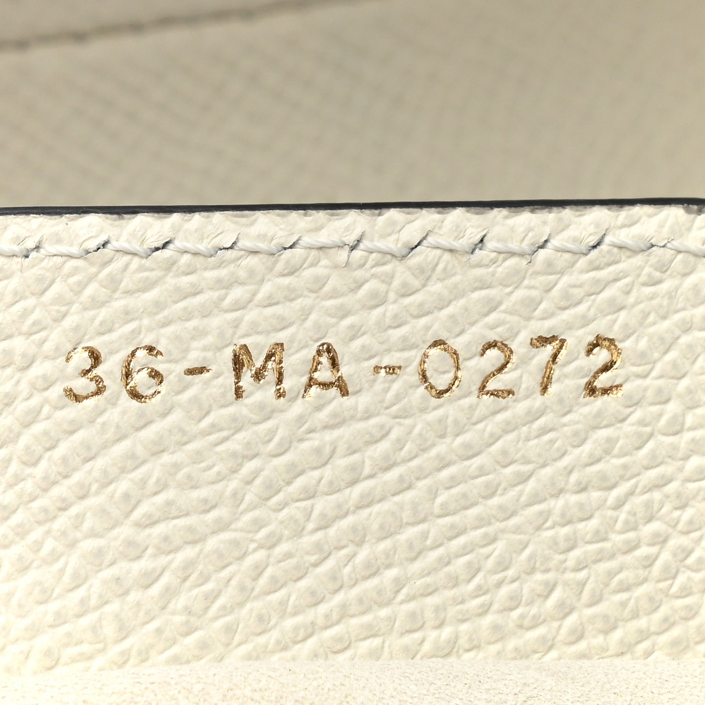 Grained Calfskin Saddle Bag Latte