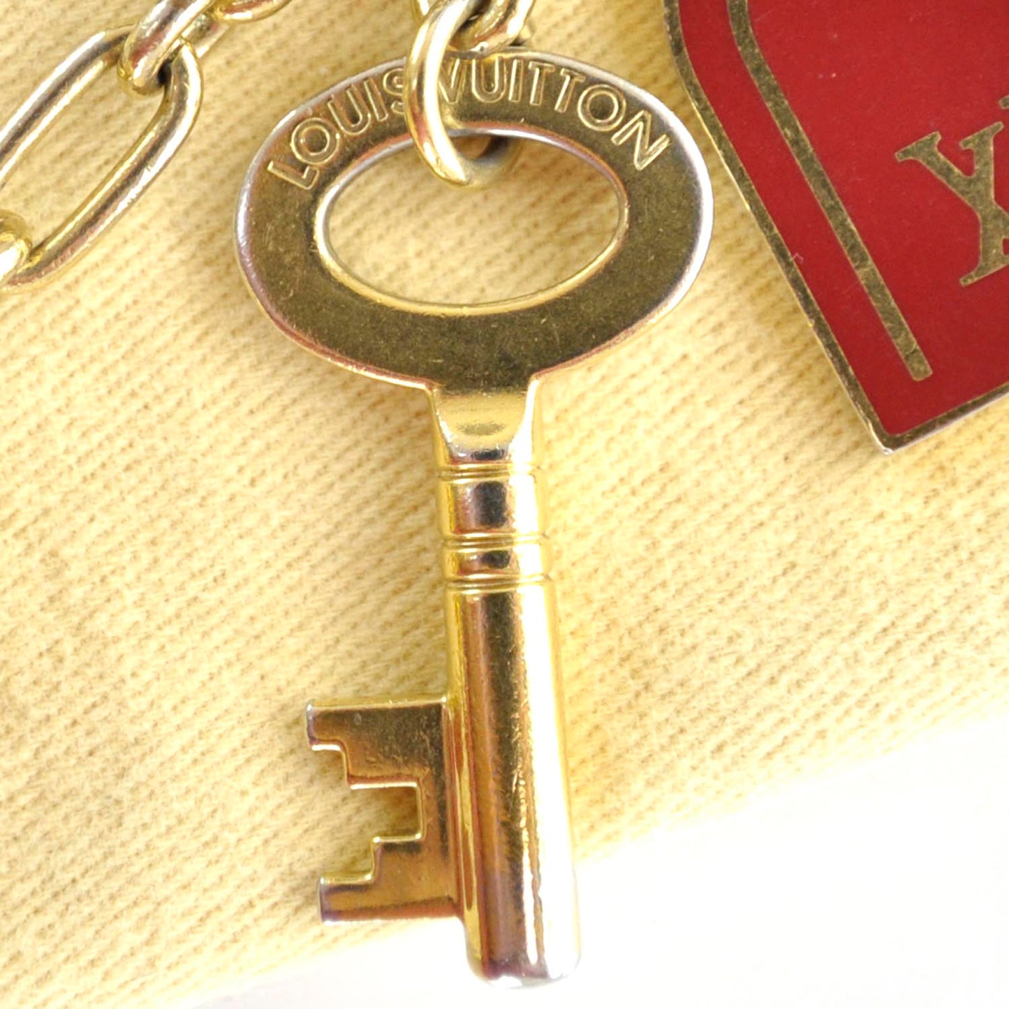 PTE Cles Cadenas Key Holder Red