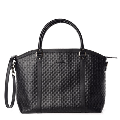 Gucci Soft Microguccissima Dome Satchel Black 1 of 17