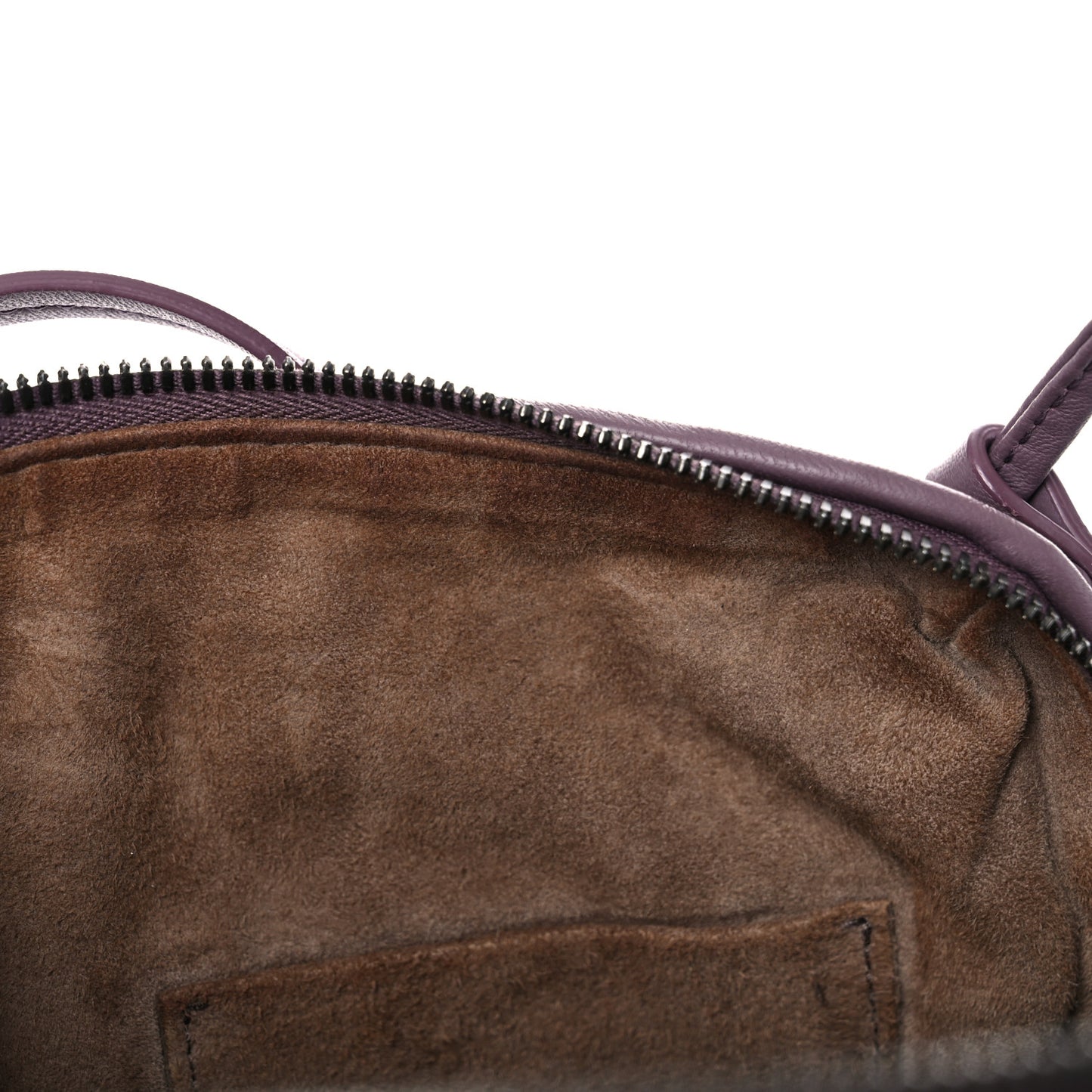 Nappa Intrecciato Pillow Crossbody Messenger Dark Purple