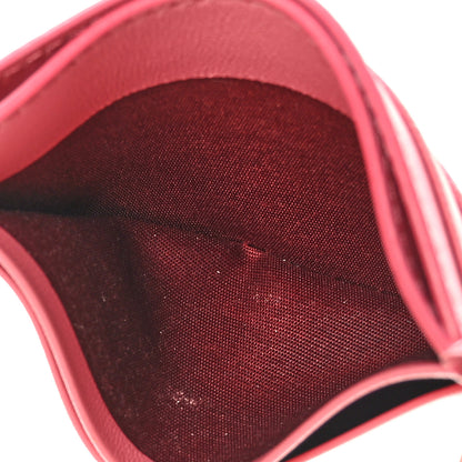 Celine Drummed Calfskin Medium Half Zip Multifunction Wallet Coin Purse Pink 8 of 11
