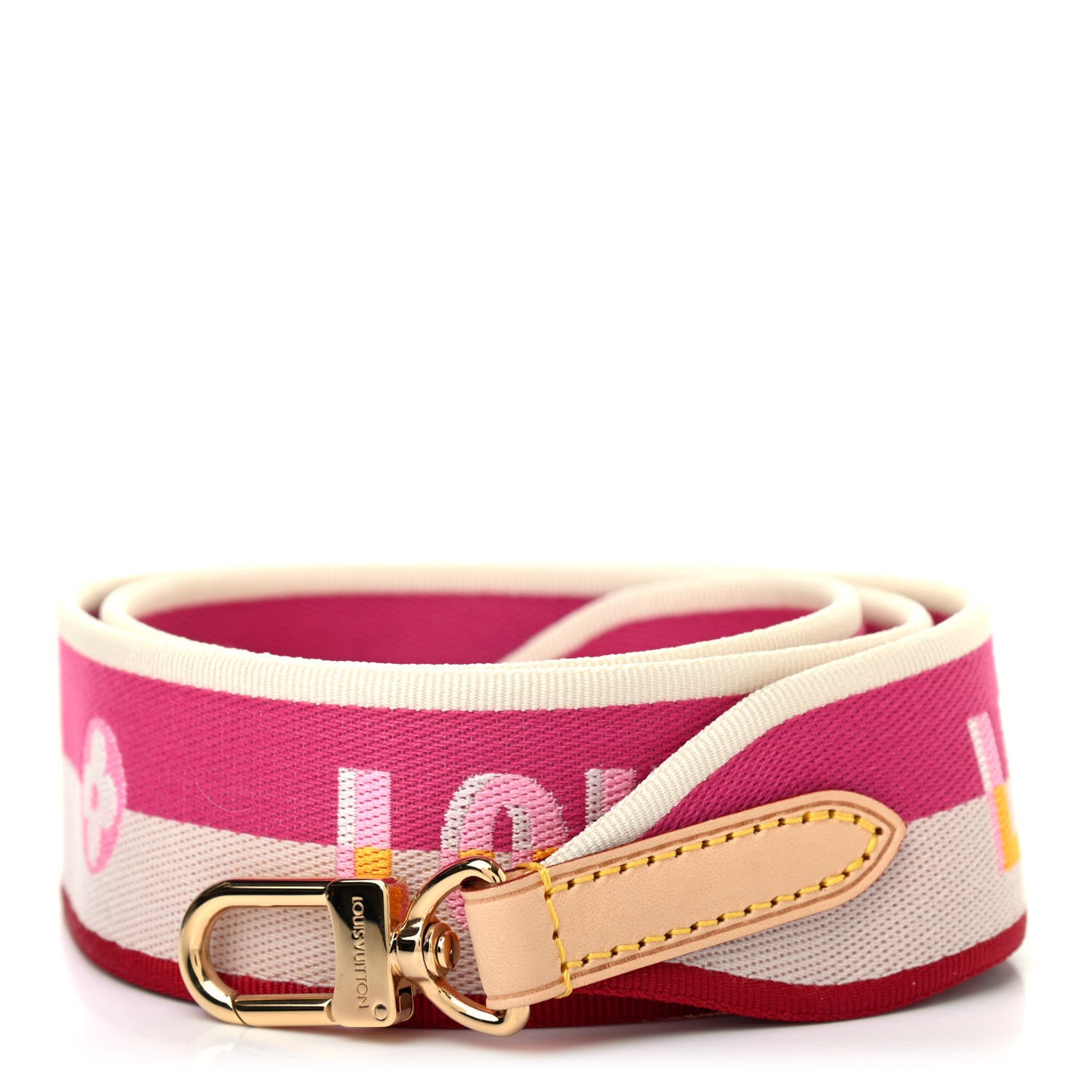 Louis Vuitton Jacquard Speedy Bandouliere 20 Shoulder Strap Fuchsia 1 of 4