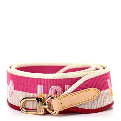 Louis Vuitton Jacquard Speedy Bandouliere 20 Shoulder Strap Fuchsia 1 of 4