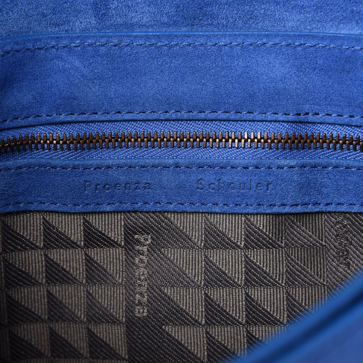 Suede PS1 Pochette Clutch Royal Blue