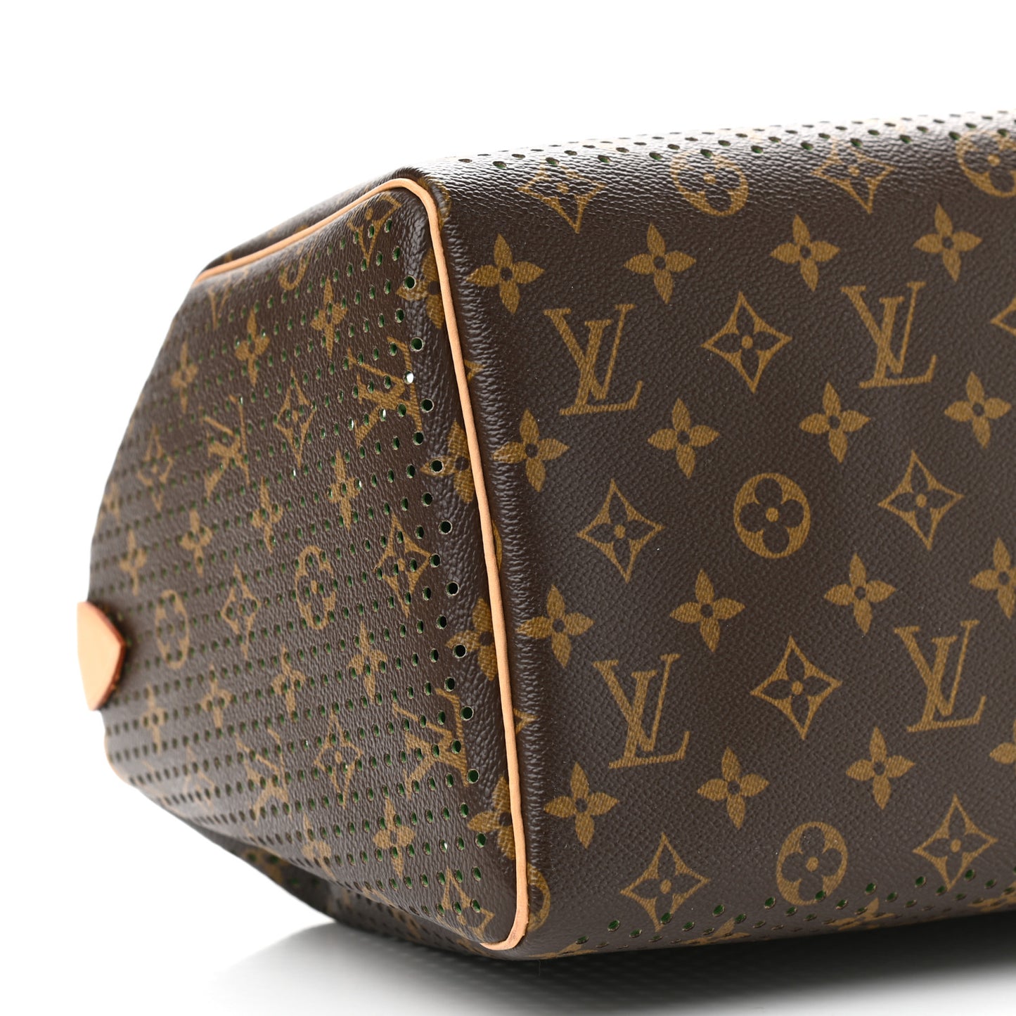 Monogram Perforated Speedy 30 Green