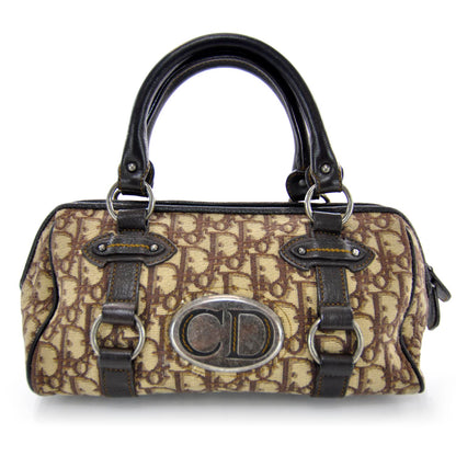 Christian Dior Monogram Vintage Traveler Tote Brown 1 of 7