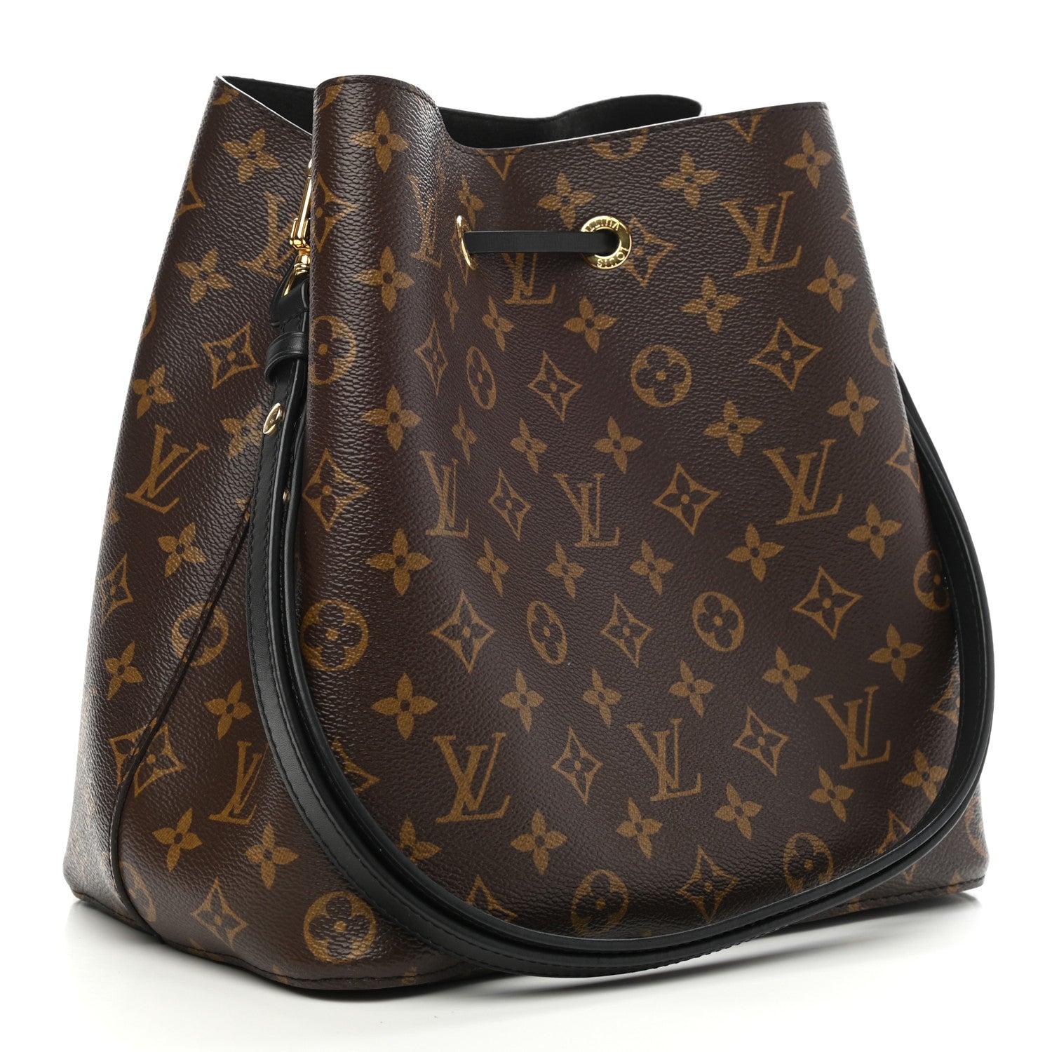 Louis Vuitton Monogram Neonoe MM Black 3 of 9