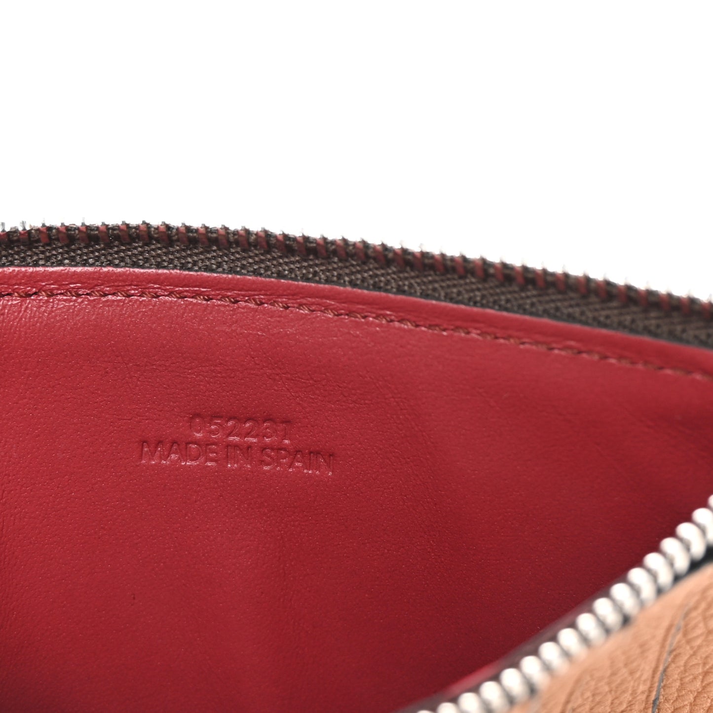 Soft Grained Calfskin Coin Card Holder Light Caramel Pecan