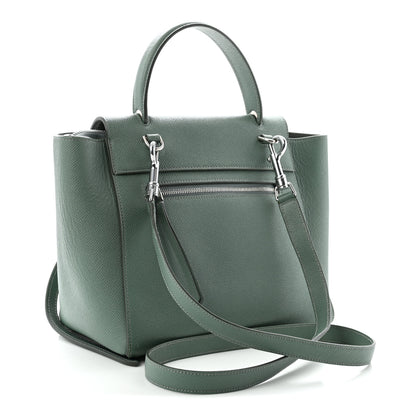 Celine Grained Calfskin Micro Belt Bag Celadon 3 of 12