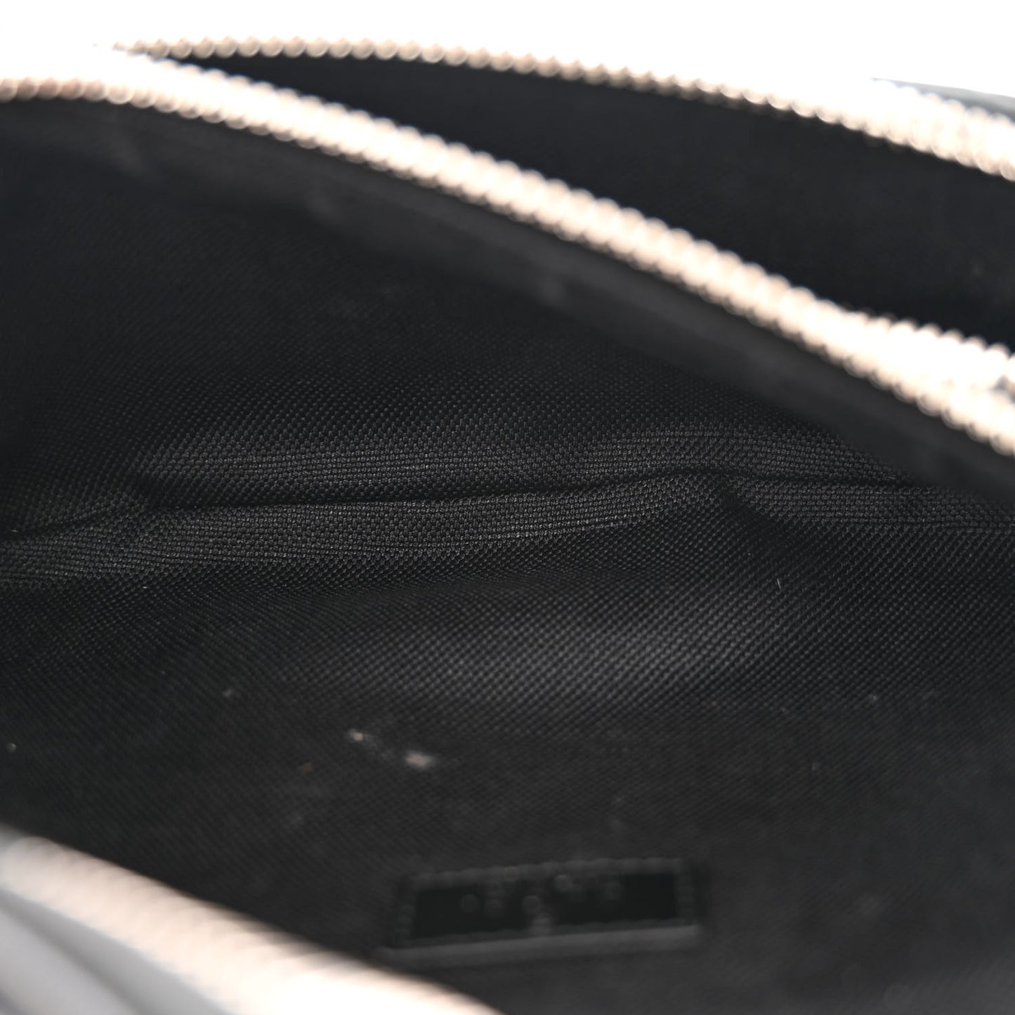 GG Supreme Monogram Textured Calfskin Retro Interlocking G Belt Bag Black