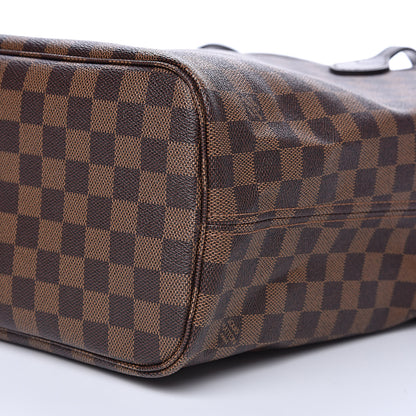 Louis Vuitton Damier Ebene Neo Neverfull MM Rose Ballerine 9 of 13