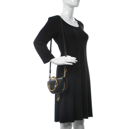 Chloe Calfskin Small Nile Bracelet Minaudiere Bag Black 2 of 8