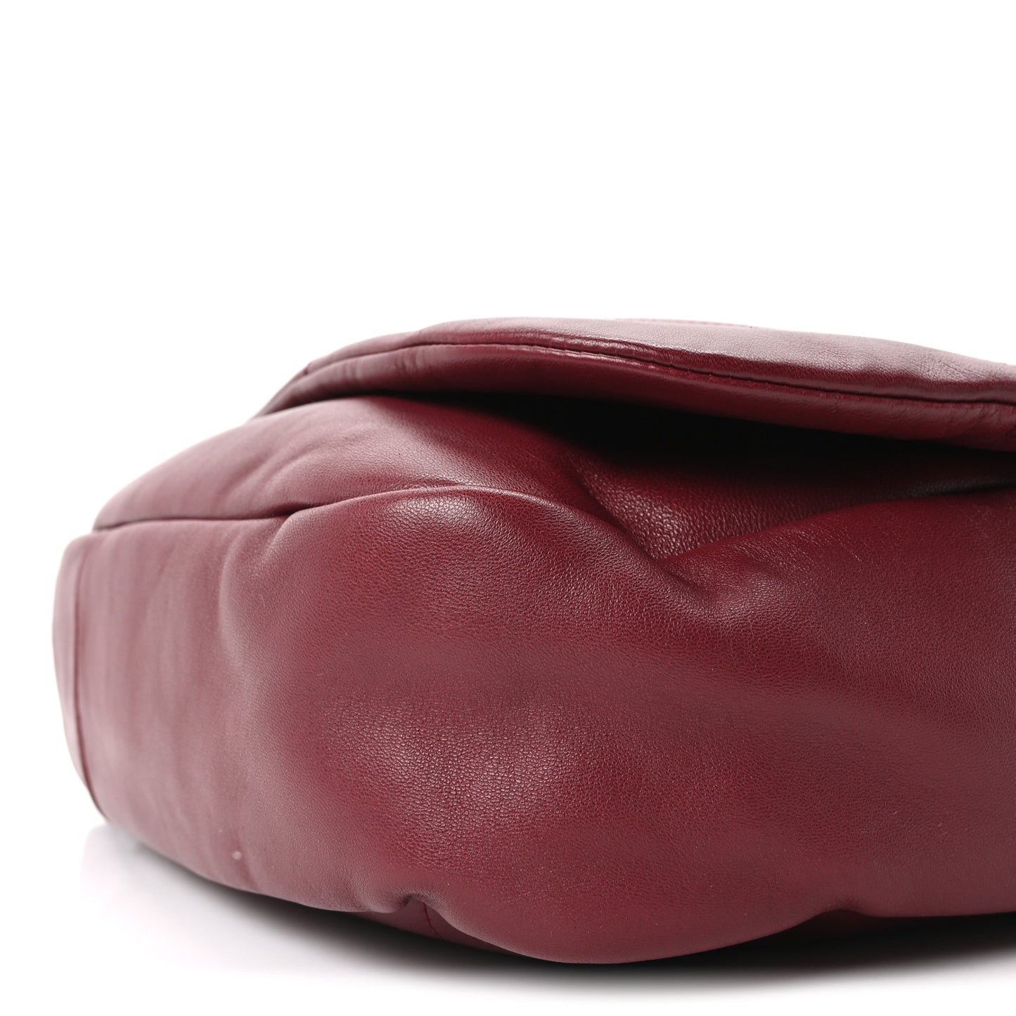 Lambskin Matelasse Monogram Large Jamie 4.3 New Dark Bordeaux