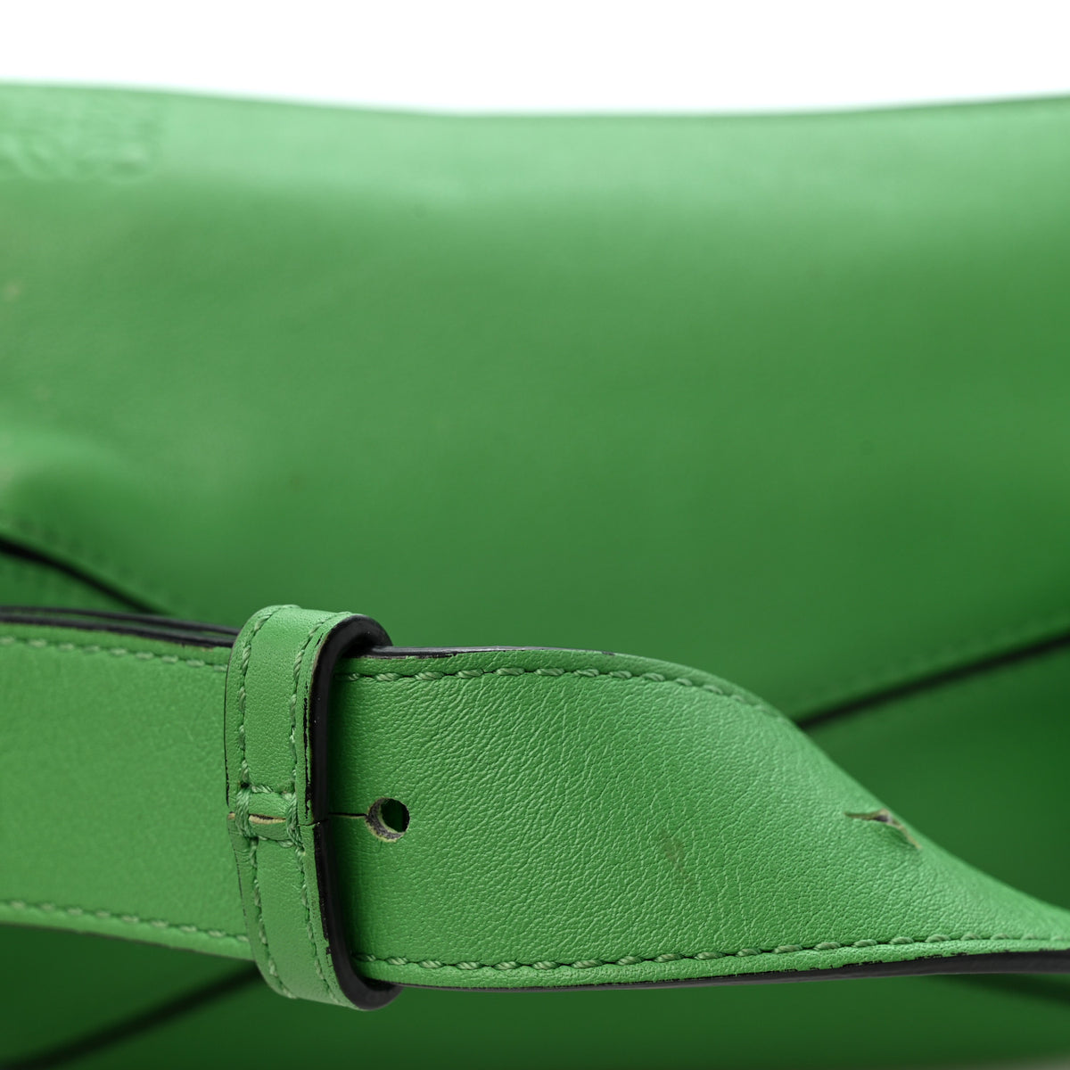 Calfskin Mini Puzzle Bumbag Clover Green
