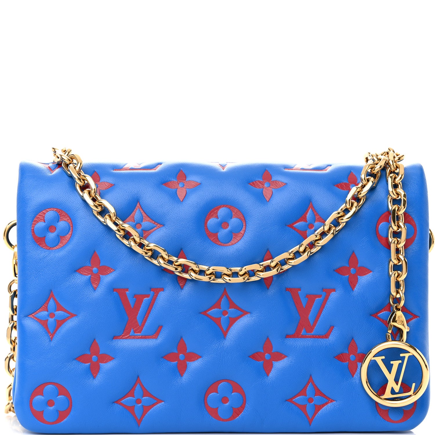 Louis Vuitton Lambskin Embossed Monogram Vuittamins Pochette