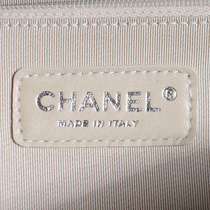 Chanel Washed Lambskin Chain Around Maxi Flap Bag Black 6 of 7