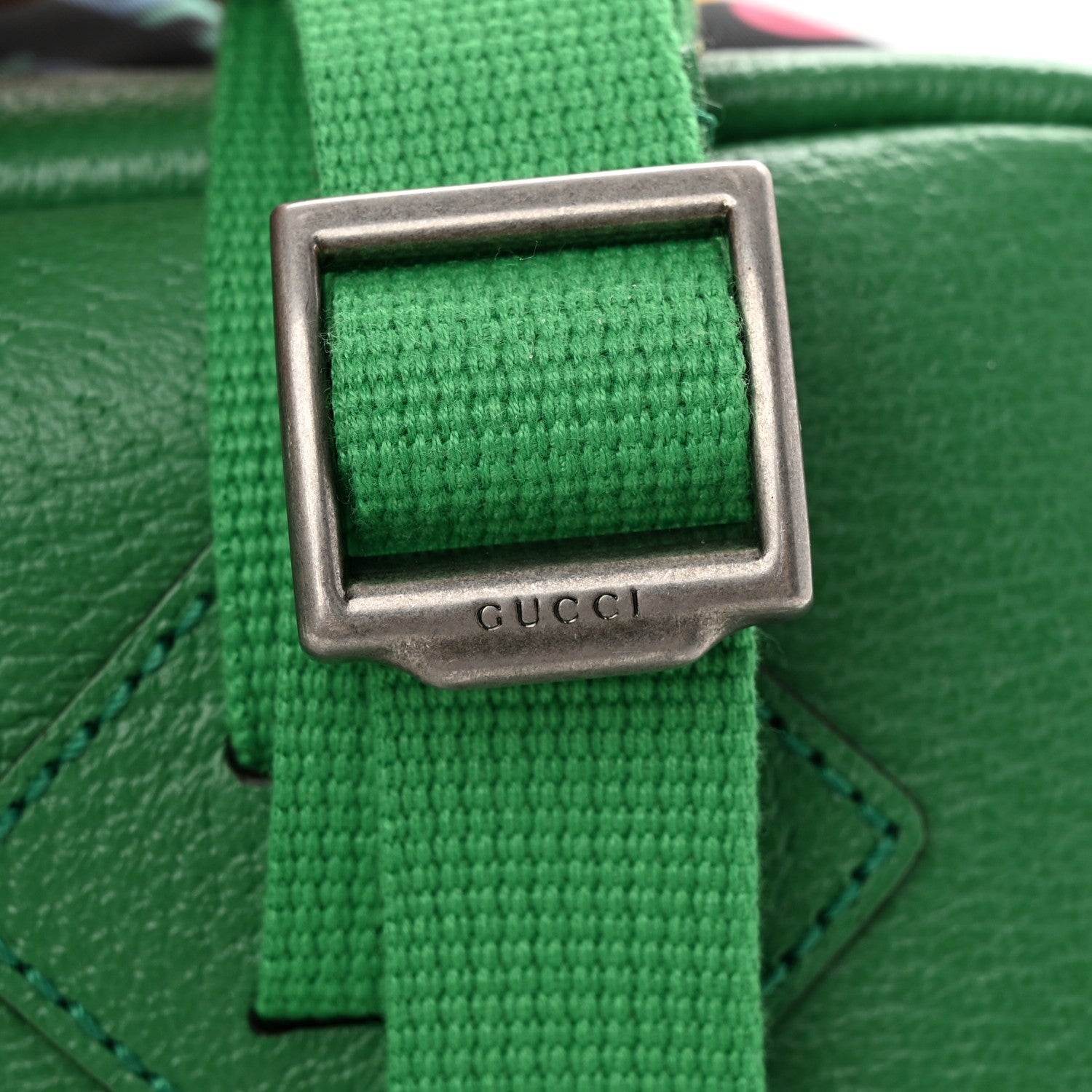 Gucci X THE NORTH FACE Econyl Nylon Medium Backpack Black Multicolor 14 of 15