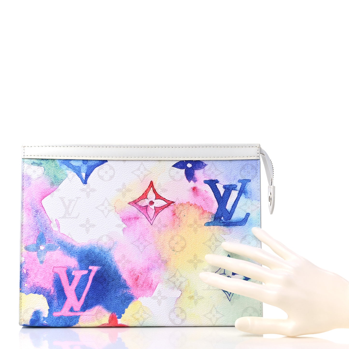 Monogram Watercolor Pochette Voyage MM Multicolor