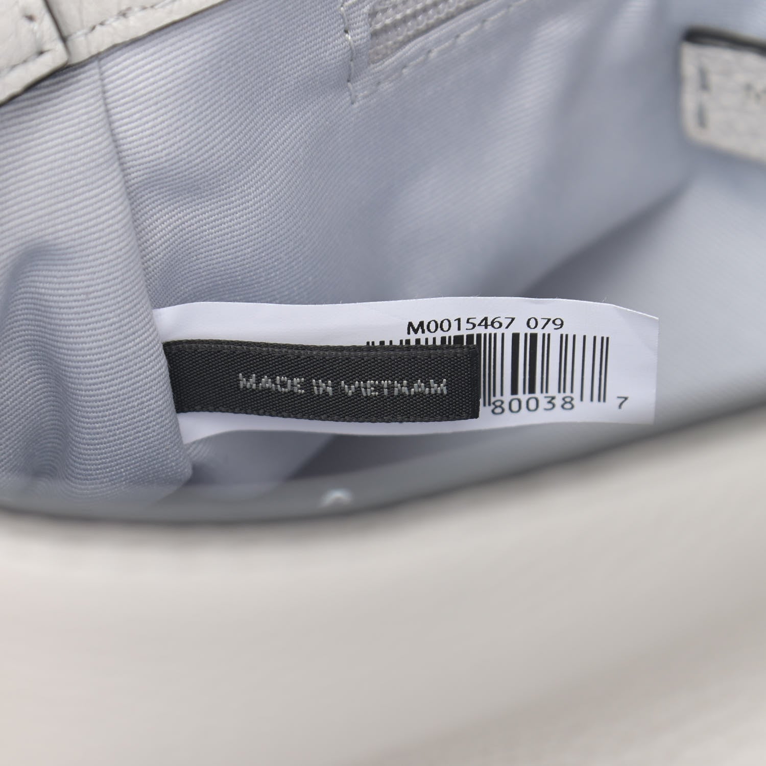Marc Jacobs Pebbled Calfskin Recruit Nomad Crossbody Rock Gray 7 of 12