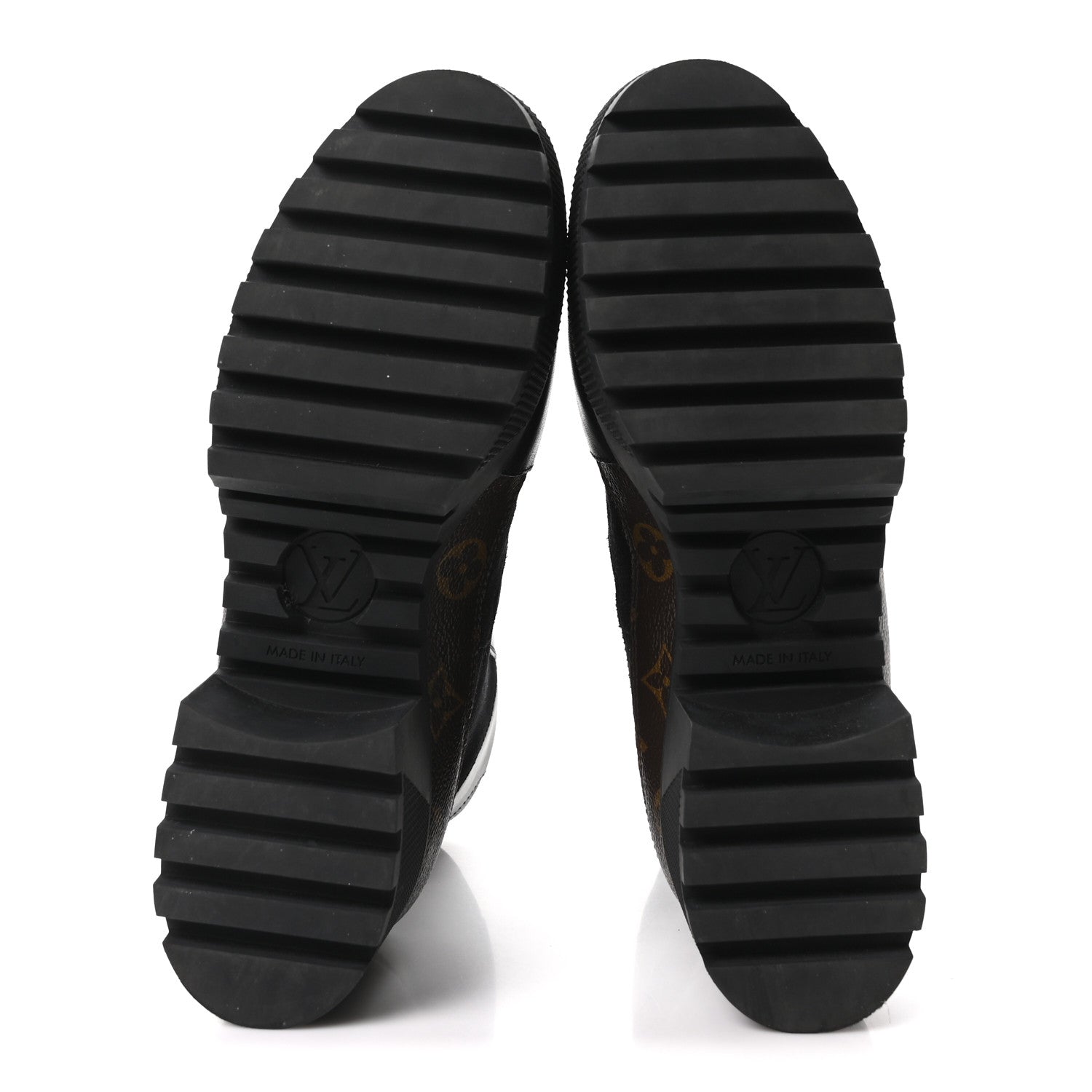Louis Vuitton Suede Calfskin Monogram Laureate Platform Desert Boots 40 Black 6 of 9