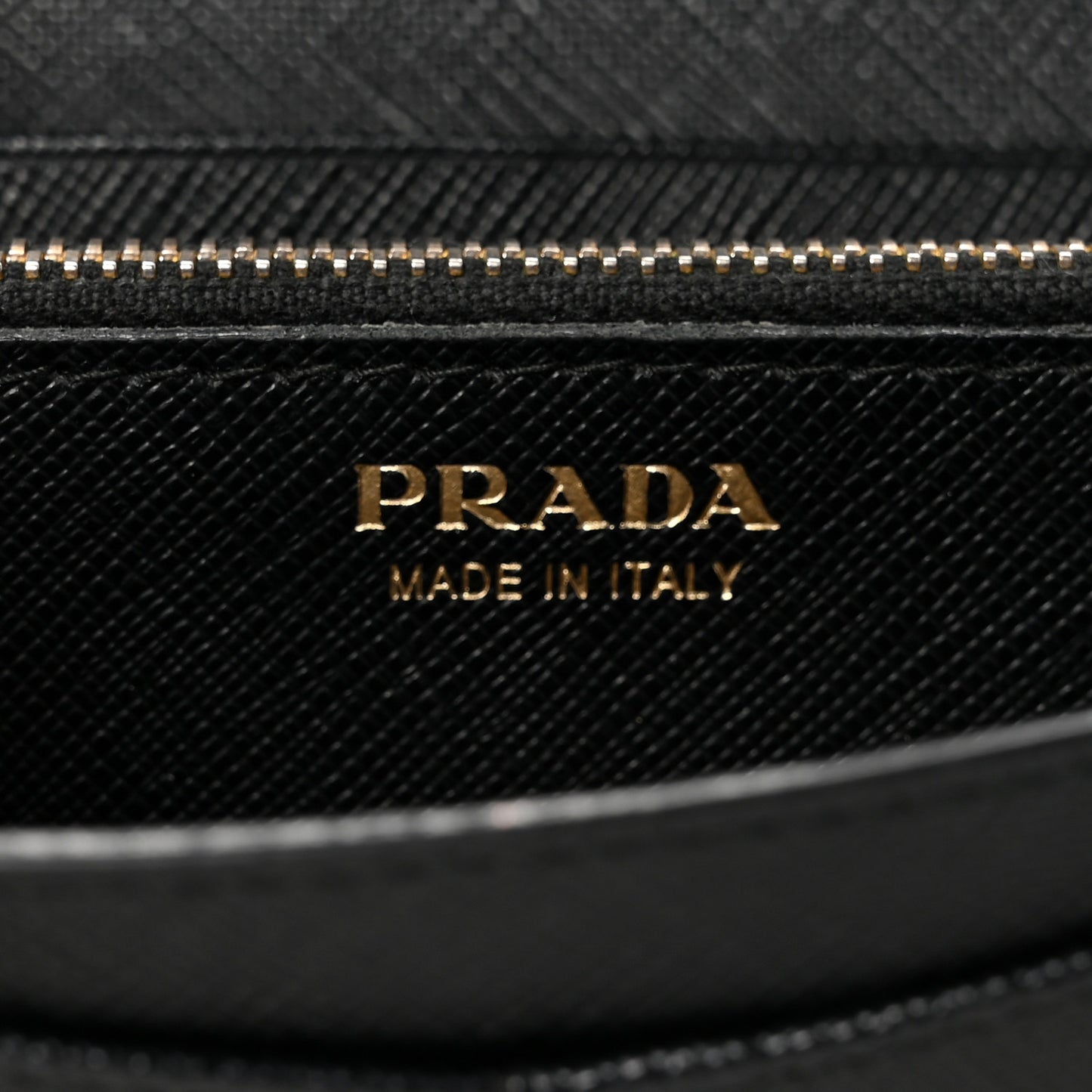 Saffiano Metal Envelope Wallet Black