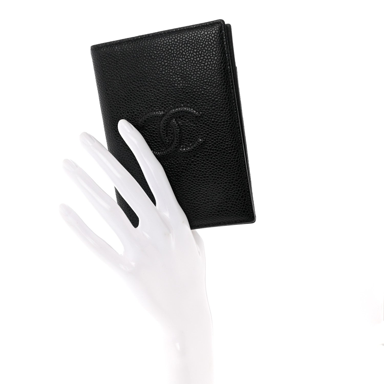 Chanel Caviar Timeless Passport Holder Black 2 of 8
