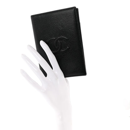 Chanel Caviar Timeless Passport Holder Black 2 of 8