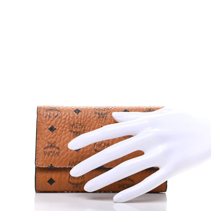 MCM Visetos Trifold Wallet Cognac 2 of 8