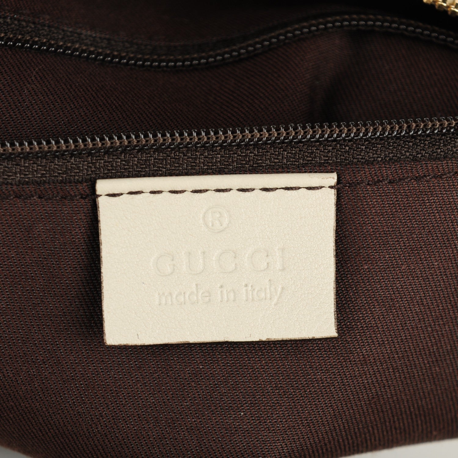 Gucci Monogram Medium Sukey Hobo Off White 6 of 7